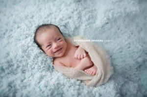 newborn baby blue blanket