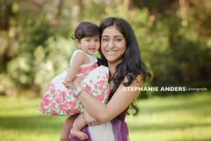 mom and baby girl flower dress