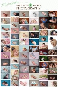 newborn photography collage miami