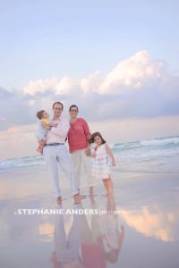 family photo beach Miami