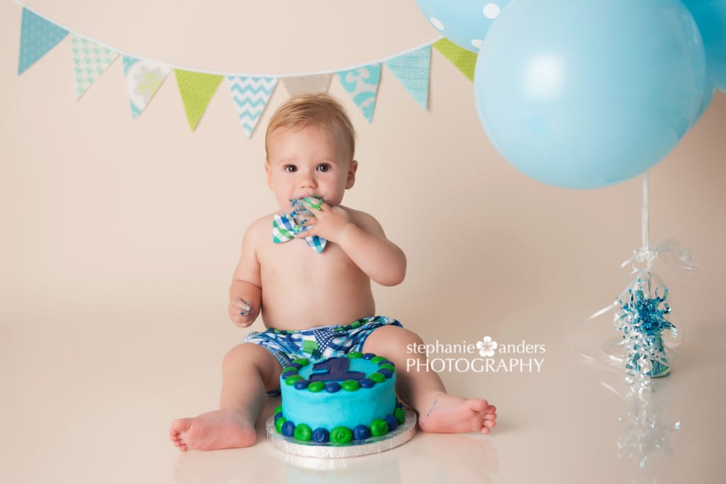 1 Year Cake Smash | Coral Gables Studio - Stephanie Anders Photography ...