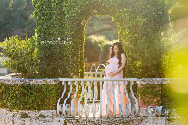 Triplet Maternity Photo shoot in Miami Stephanie Anders Photography