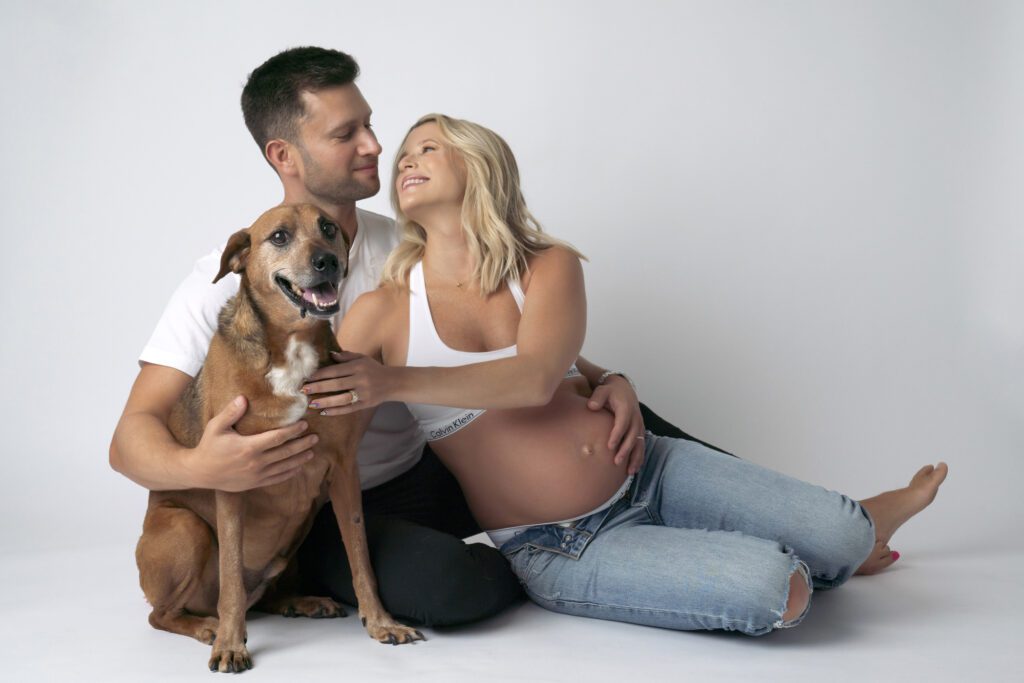 Maternity Photoshoot with Pets