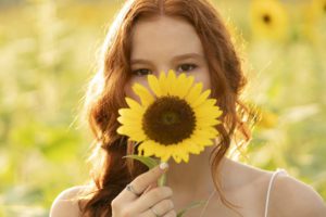 Sweet Sixteen Photoshoot in the Sunflowers