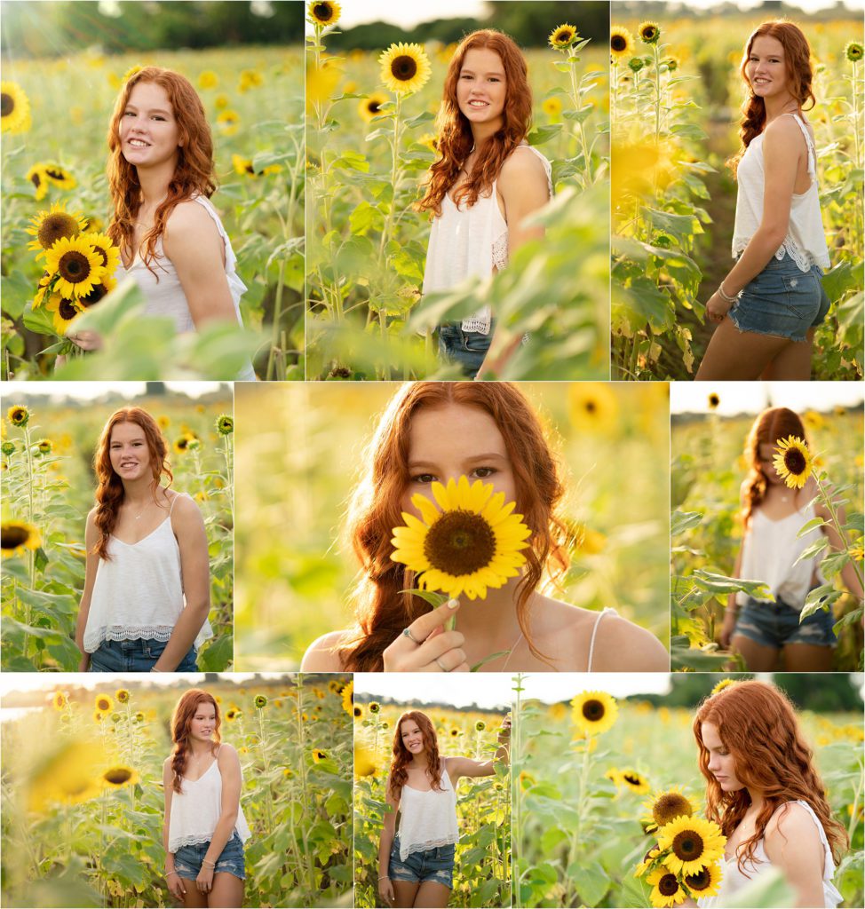 Sweet Sixteen Photoshoot in the Sunflower fields